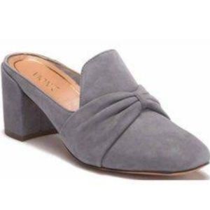 Vionic Grey Suede Presley Mules Size 10 Medium EUC
